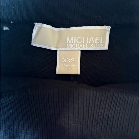Michael Kors Black Track Pants with Logo Trim - Picture 4 of 4